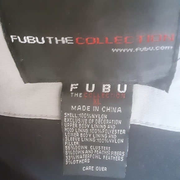 XL Men's 1992 Fubu Collection Winter Jacket - Picture 3 of 9